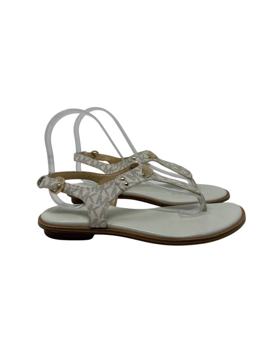 Michael Kors Women's Vanilla Plate' Thong Sandal Women's Size 7.5M